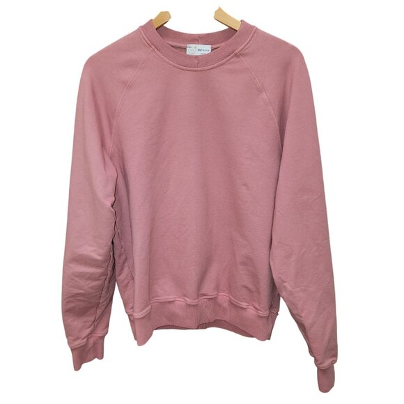Wolf Vs Goat Other - Wolf Vs Goat Pink Crewneck Sweatshirt S 58% Cotton 38% Modal 4% Elastan Made In